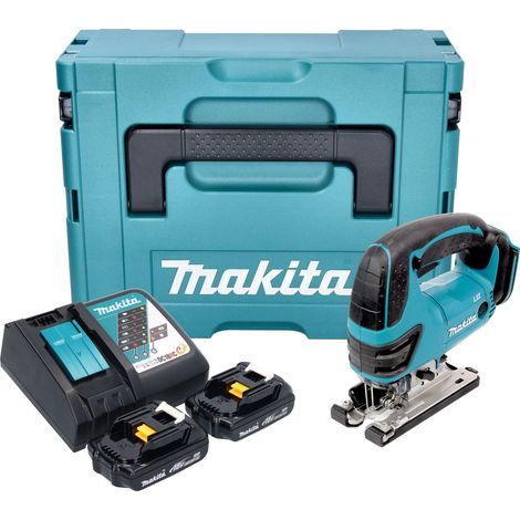 Makita DJV 180 RYXJ Seghetto alternativo a batteria 18 V 135 mm + 2x batteria 1,5 Ah + caricabatteria + Makpac (1/5)