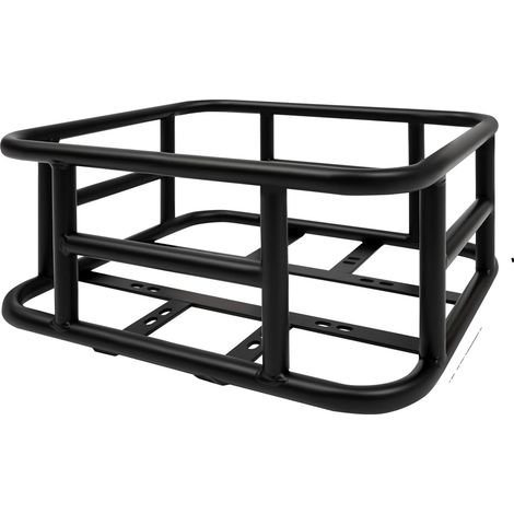 Cesta para bicicleta, alta capacidad de carga, instalación versátil, 34,3 x 30,5 cm, L (1/2)