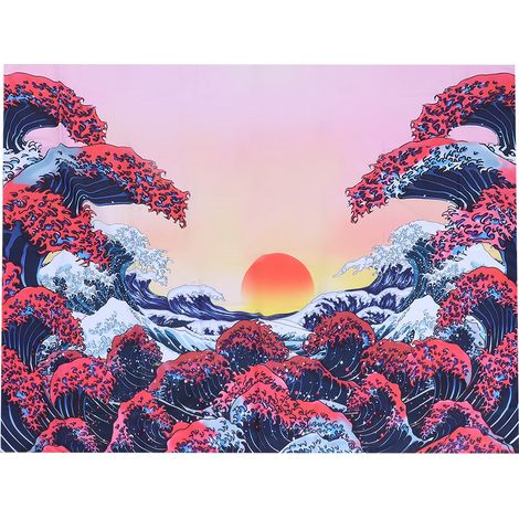 Tenture murale polyvalente 150x150cm - Serviette de plage, couverture douce, rideau décoratif pour la maison