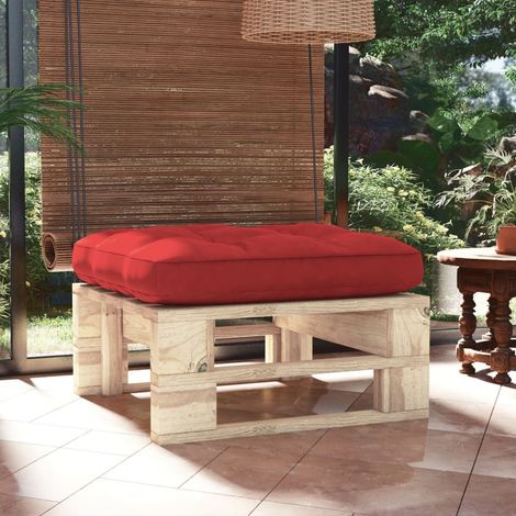 Pouf palette de jardin bois de pin imprégné (1/5)