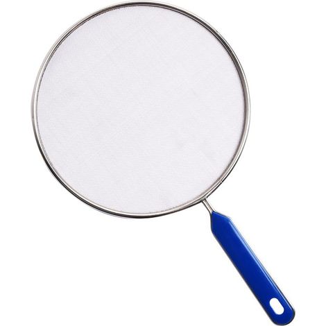 Irovami Couvercle anti-éclaboussures en acier inoxydable à mailles fines, 21 cm, couleur argent (1/5)