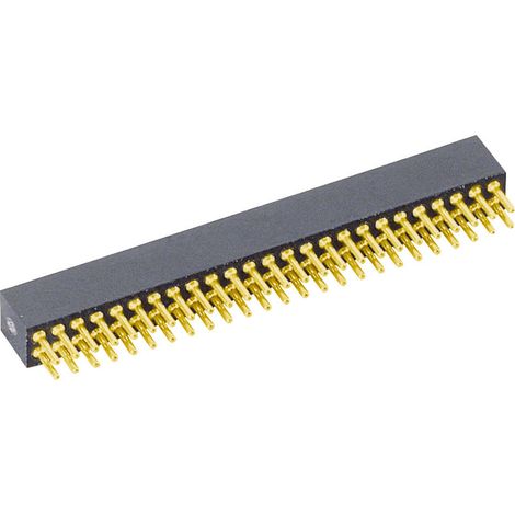 TRU COMPONENTS Buchsenleiste (Standard) Anzahl Reihen: 2 Polzahl je Reihe: 10 1580893 1 St. (1/2)