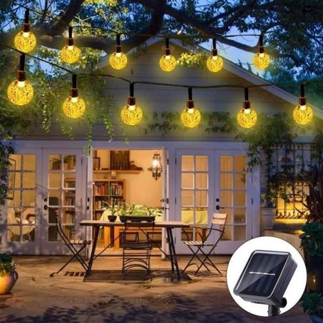 Lichterkette – 12 m – 100 LEDs – Wasserdicht – 8 Modi – Warmweiß (1/5)
