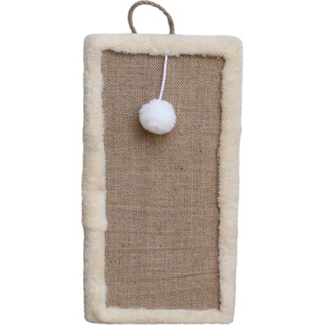 Tapis griffoir vertical pour chat adulte ou chaton, fixation murale ou au sol (1/4)