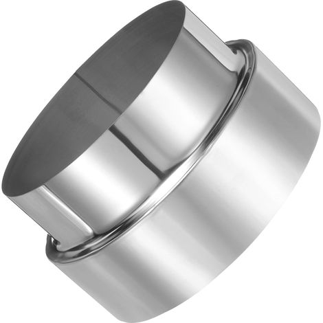 Réducteur d'échappement 6,7" ID A 5,9" OD, connecteur universel en acier inoxydable pour tuyaux de poêle, raccord pour conduits ronds chauffants eau, poêles à bois, cheminées et camping (1/5)