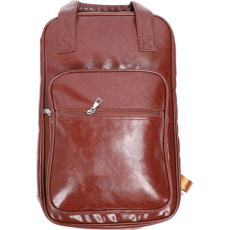 Drumsticks-Tasche, verdicktes multifunktionales PU-Leder-Drumsticks-Aufbewahrungsetui, Rucksack, bräunlich-rot (1/5)