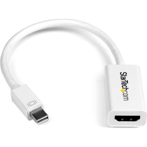 startechcom MDP2HD4KSW adaptateur Mini DisplayPort HDMI blanc