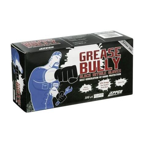 Kunzer GREASE BULLY Guantes de nitrilo negro talla L