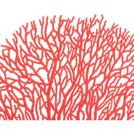 Décoration Aquarium: Ornement de Plante de Corail Artificiel Simulation Miniature en PVC, Rouge, 18x16x5cm, Conçu pour le Paysage de Bac à Poissons (1/5)