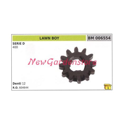 Pignone motore avviamento LAWN BOY serie D 400 denti 12 006554