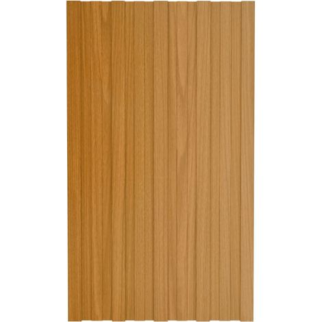 Vidaxl – Panneau de toiture 36 pcs 80 x 45 cm – Acier galvanisé – Épaisseur 0,23 mm – Pour garages temporaires et remises (1/5)