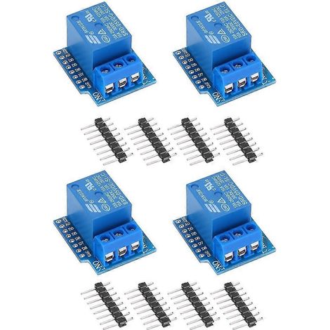 Stück 5V-Relaismodul-Elektronikkomponenten passend für D1 Mini 5V High Level Trigger