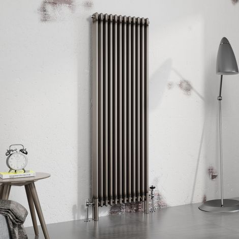 Warmehaus Traditional Radiator Raw Metal 1800x562mm Triple Column (1/5)
