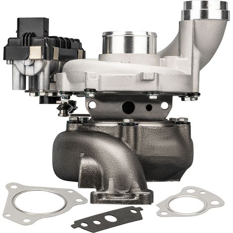 Turbolader satz für Mercedes ML 320 CDI W164 OM642 224 PS 757608 A6420901490 (1/5)