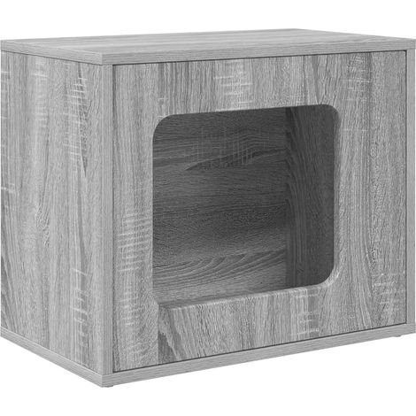 Maison pour chat Gris Sonoma 51 x 30 x 42,5 cm