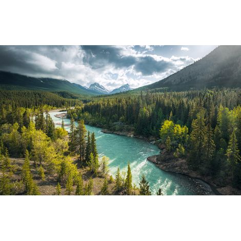 Papier peint panoramique naturel Canada Sauvage (1/4)