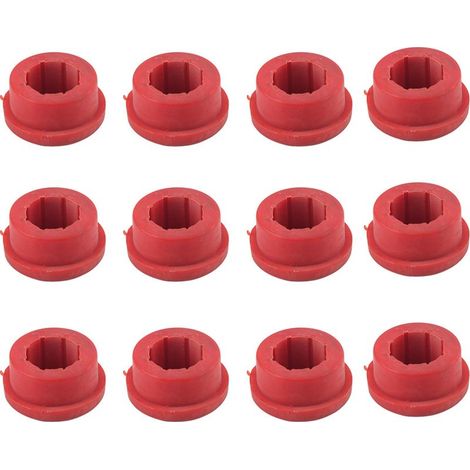 GARRYFIZH Silentblocs de bras de suspension inférieurs (LCA) rouges résistants, silentblocs de carrossage arrière décoratifs en polyuréthane, accessoire auto pour route (1/5)