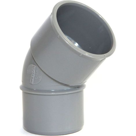 Coude PVC Mâle - Femelle - angle 45° ø 50