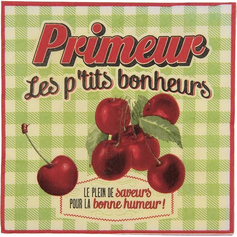 Lot de 20 Serviettes en Papier Vertes 33x33 cm pour Décoration de Table et Repas - PANGIVO