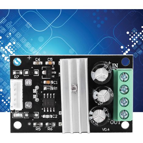 Contrôleur de vitesse PWM pour moteur CC 6 V/12 V/24 V/28 V, module de régulation de vitesse 3 A (1/5)