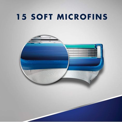 Compatible avec les lames de rasoir Gillette pour hommes, lot de 12, bande lubrifiante pour un rasage plus confortable (1/3)