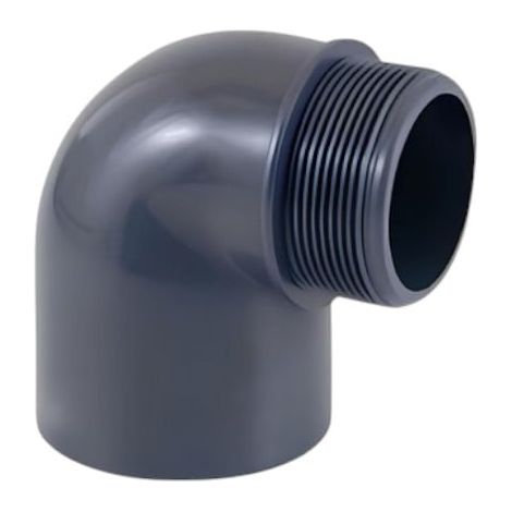 Coude mixte angle 90° Pvc pression 32 - 1'' 1/4