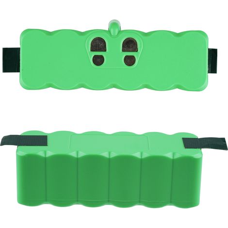 2X 6800mAh 14.4V Li-ion Batterie pour iRobot Roomba, Batterie de Remplacement Compatible avec iRobot Roomba 500 600 700 800 Séries, Accessoires Batterie de Rechange pour Robot Aspirateur
