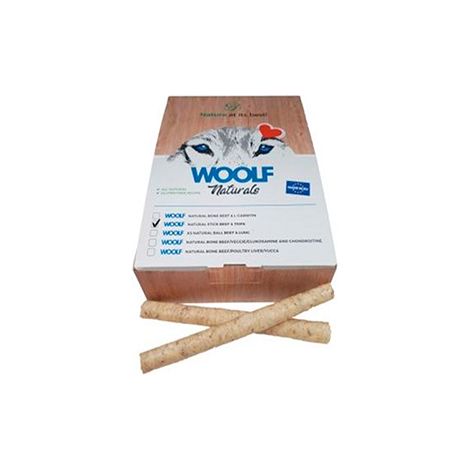 Snacks Woolf Natural Palitos Ternera Y Guida, Box 900 Gr