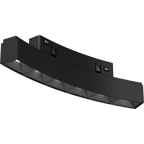 Projecteur rail magnétique 1 phase noir en arc Ø60 cm LED 6 W 4000 K 48 V Magnetic Track Milagro (1/5)