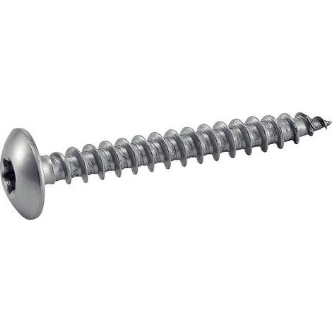 Vis inox A2 tête fraisée filetage partiel - Viswood - 6 - 120