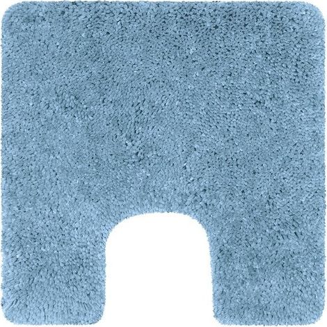 Tapis de bain Microfibre HIGHLAND 55x55cm Bleu ciel Spirella (1/5)