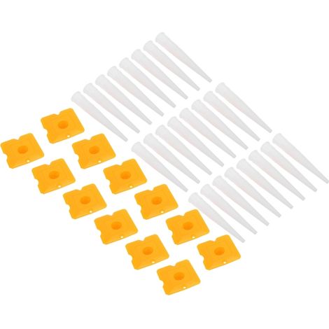 Ensemble d'outils de finition calfeutrage – 36 pièces – embouts colle et capuchons étanchéité pour portes/fenêtres/SdB (1/5)