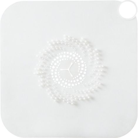 Bouchon d'évacuation en silicone pour douche et évier, récupérateur de cheveux, filtre anti-débris pour salle de bain et cuisine, protecteur de drain domestique. (1/5)