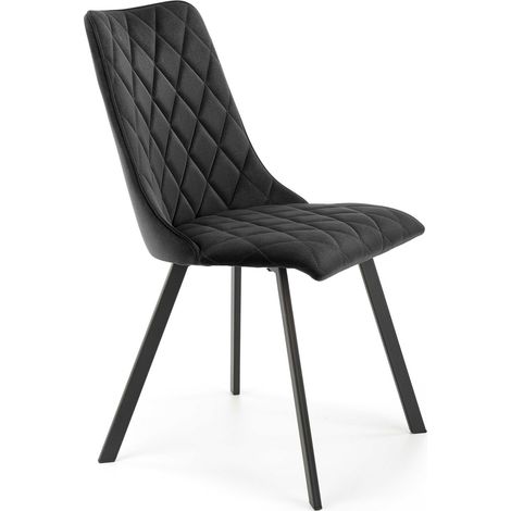 Silla Houston 1233, Negro, 85x47x58cm, Tapiz, Metálico (1/5)