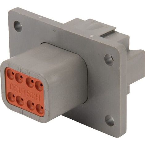 Casqu. chasis 8 p. conect. DT DEUTSCH DSDT0408PAL012 (1/2)