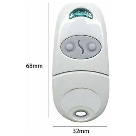 Télécommande universelle pour portail. Émetteur 433,92 MHz. Portée jusqu'à 100 mètres. Compatible avec CAME TOP 432NA et autres modèles. (1/4)