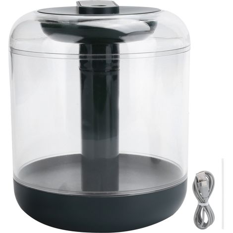 Humidificateur - 1000 ml - USB Rechargeable - Veilleuse LED Réglable - Pour Bureau et Maison - 1 Pièce