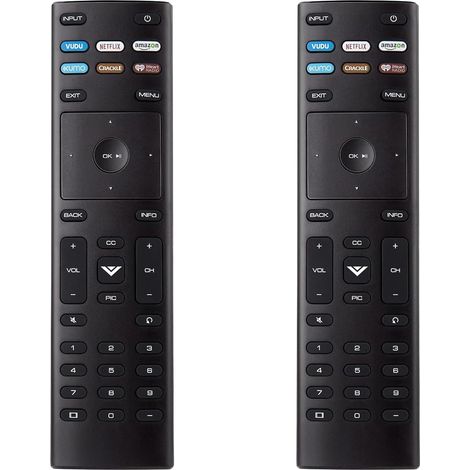 Smart-TV-Fernbedienung, 2 universelle Ersatzfernbedienungen, kompatibel mit LCD-, Full-HD-, 4K-, Ultra-HD- und HDR-Smart-TVs (1/4)