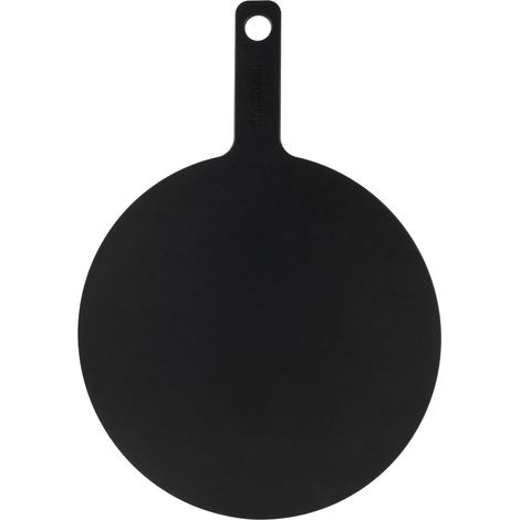 Planche à pizza en fibre de bois noire, D. 30 cm pour pizza 10 pouces, Planche à découper ronde (1/5)