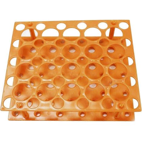 Support amovible pour tubes à centrifuger, accessoire pour expériences scientifiques de laboratoire, 15 ml/50 ml (orange)-Orange