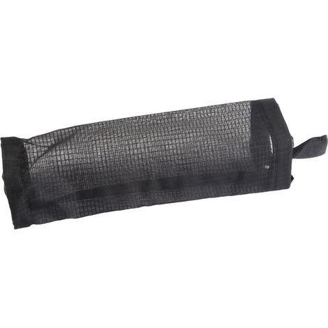 Aufbewahrungsbox aus Polyester für Plastiktüten – Schwarzer Organizer und Spender mit breitem Halter für eine ordentliche Küche – Großes Fassungsvermögen und geringes Gewicht, kompaktes 40-cm-Design
