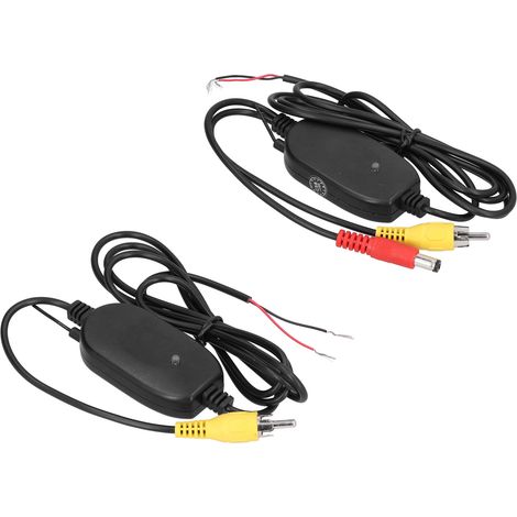 2 émetteurs/récepteurs de caméra de recul sans fil 2,4 GHz DC12V pour modification de voiture (1/5)