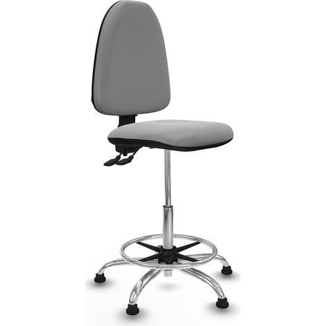 Piqueras et Crespo Silla de Oficina Gris Claro Cromada (1/3)