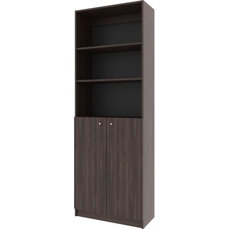 HAZEL Libreria alta con porte e scaffali per lo stoccaggio funzionale (1/5)