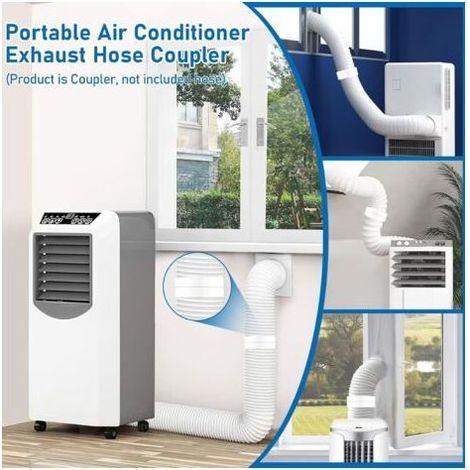 S-Giant Flexschlauch für mobile Klimaanlagen – Fensteradapter, 130 mm PVC-Abluftschlauch für mobile Klimaanlagen – Klimaanlagenteile und Zubehör (1/5)