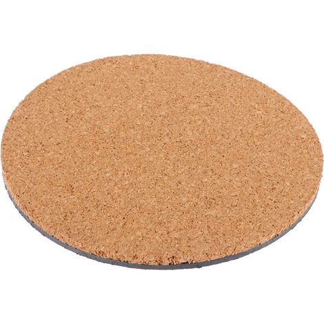 Sous-plat Pour Pot De Fleurs - Sous-plat En Liège Rond Absorbant - Protection Surface Table - Diamètre 20 Cm Épaisseur 0,5 Cm - 1 Pièce (1/5)