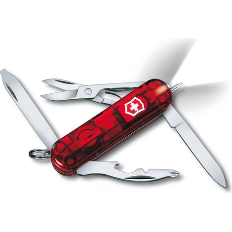 Cuchillo de bolsillo Midnite Manager Rubin, utilización : 10 funcións, Largo 58 mm (1/2)