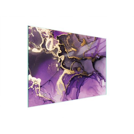 PLANCHE À DÉCOUPER EN VERRE 40x30 VIOLET (1/5)