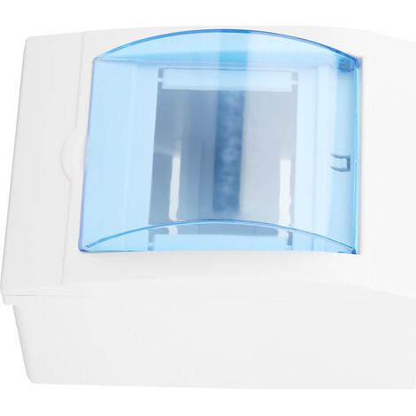 Boîtier de protection de distribution en plastique (1 pièce) pour disjoncteur 3-4 voies, installation murale intérieure. (1/5)