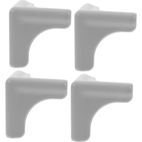 4 protège-coins pour meubles - gris - silicone - antichoc (1/5)